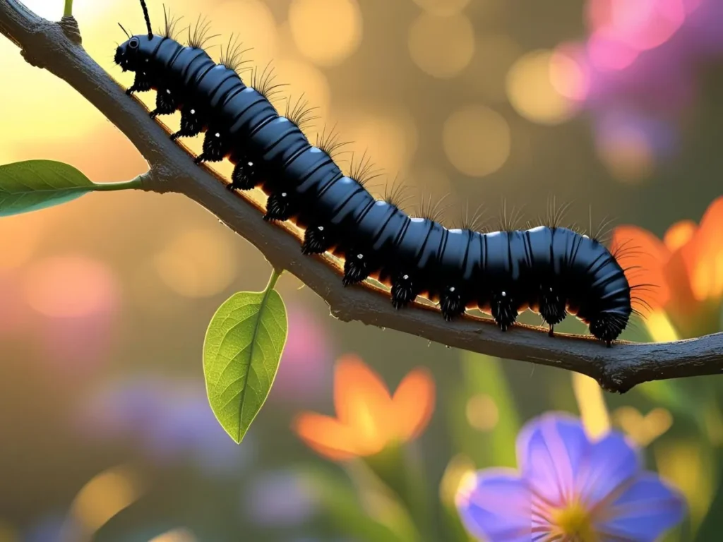 Black Caterpillar Symbolism