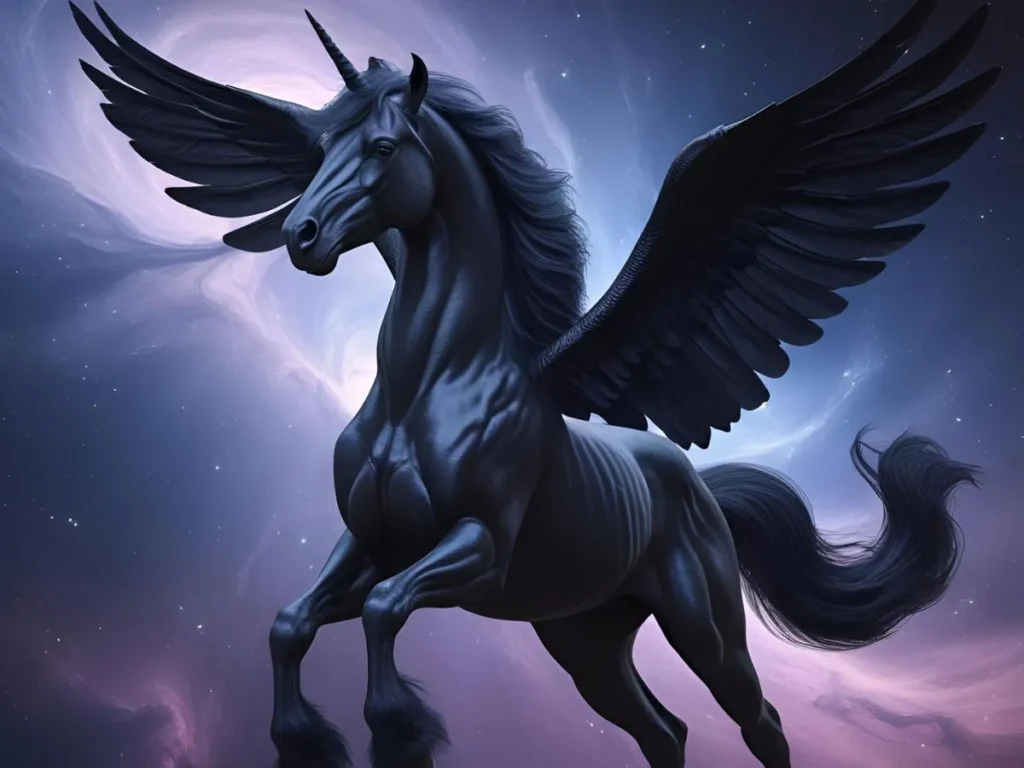 Black Pegasus Symbolism: