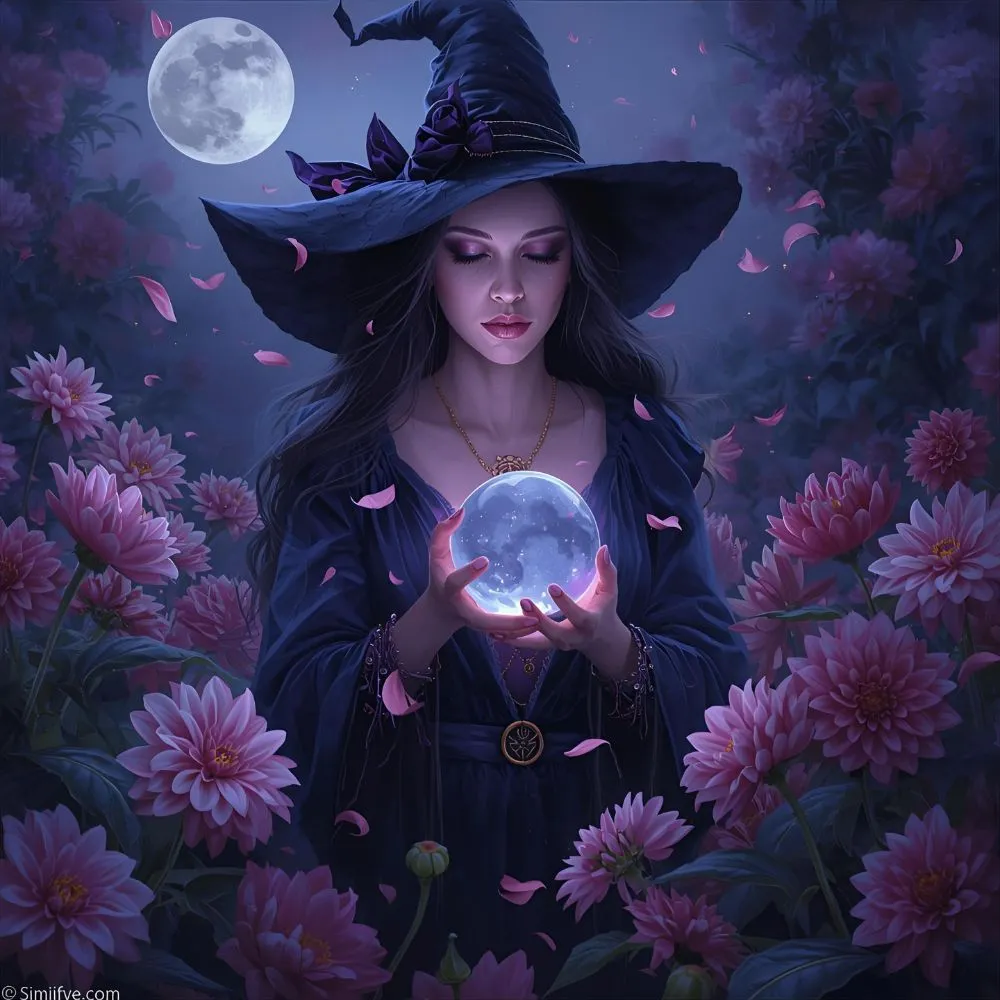 Dahlia Symbolism Witch