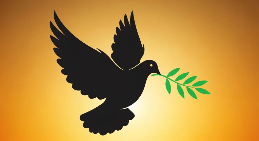 Dove Carrying Olive Branch Symbolism