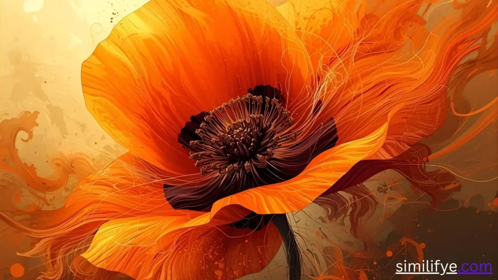Orange Poppy Flower Symbolism