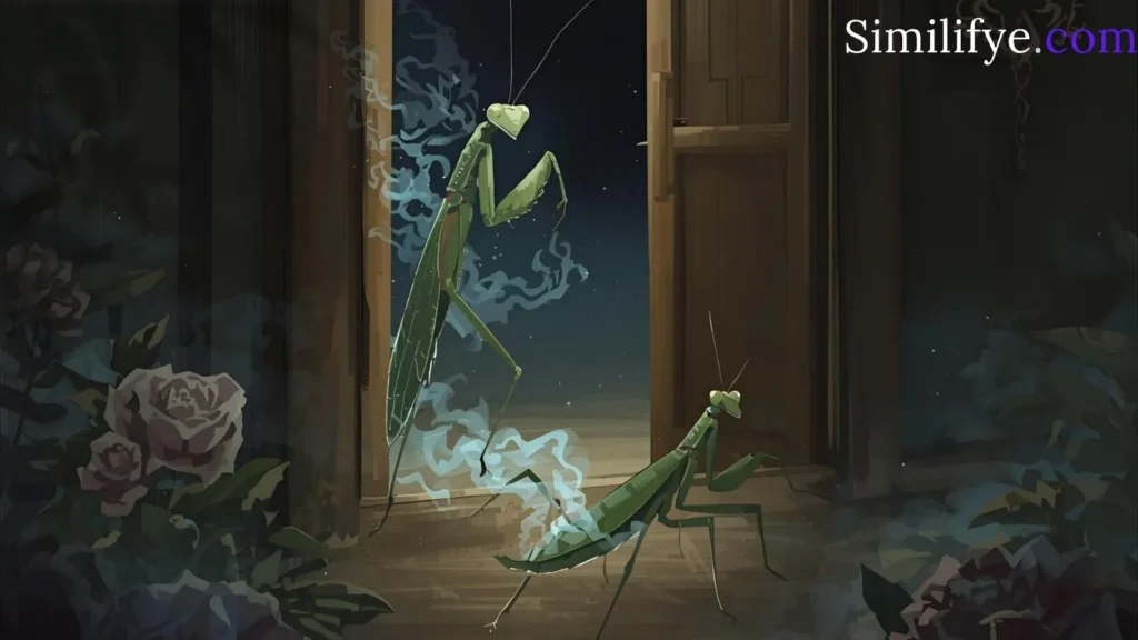 Praying Mantis Symbolism Death in the House