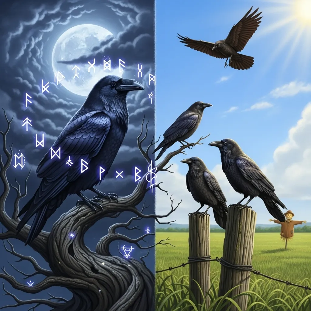 Raven vs Crow Symbolism