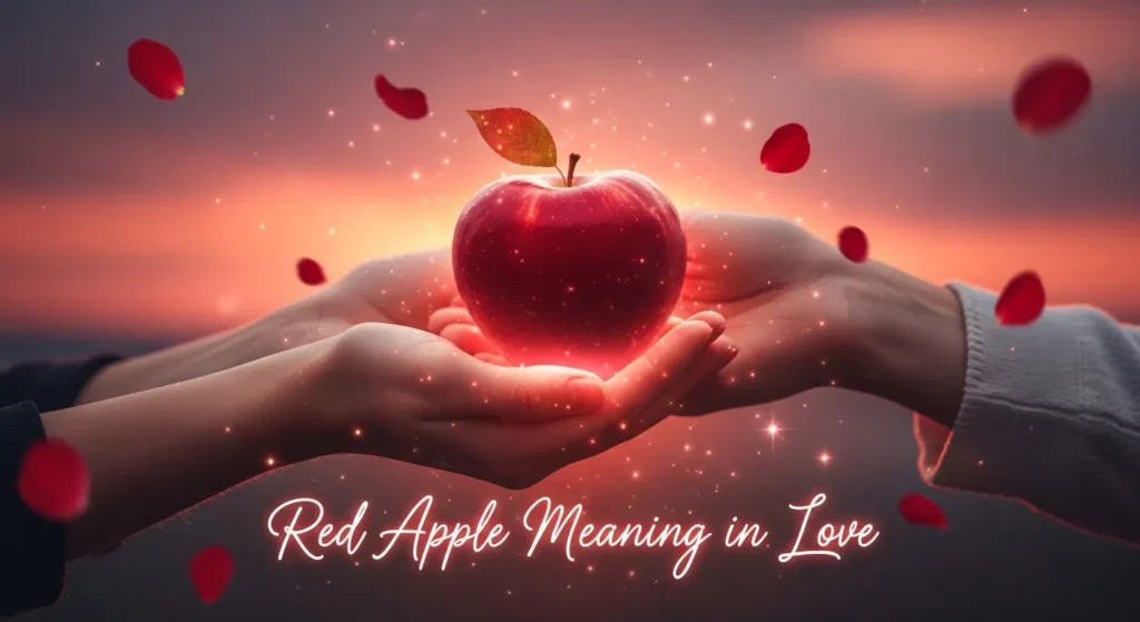 Red Apple Meaning in Love