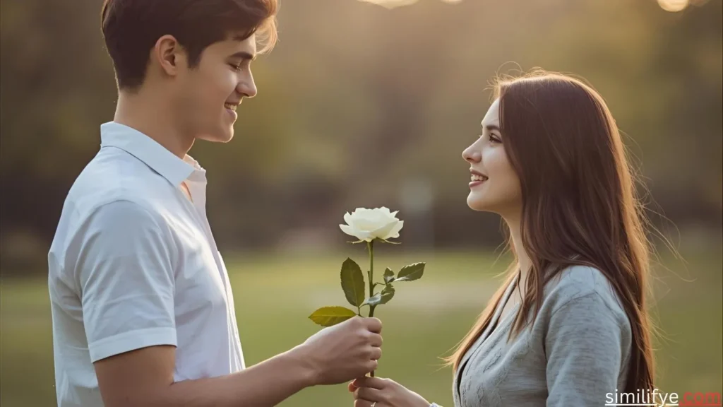 White Rose Symbolism in Love