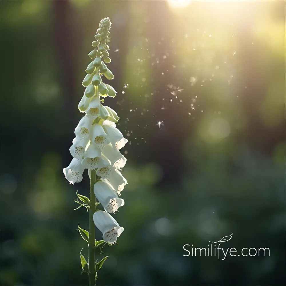 White Foxglove Flower Meaning