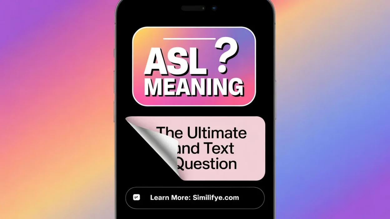 What Does ASL Mean in Text