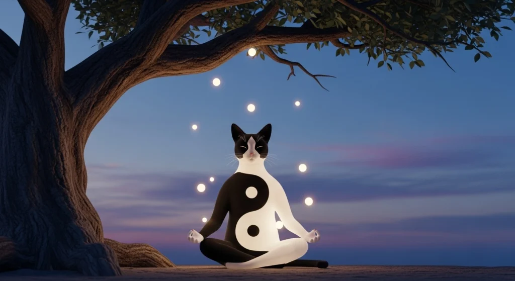 Black and White Cat Symbolism Spirituality