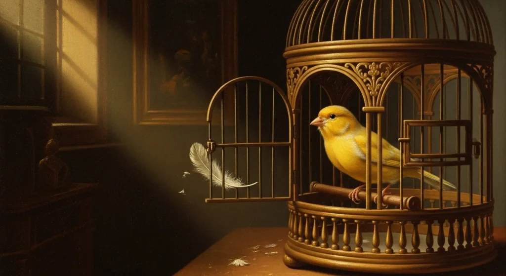 Caged Canary Symbolism