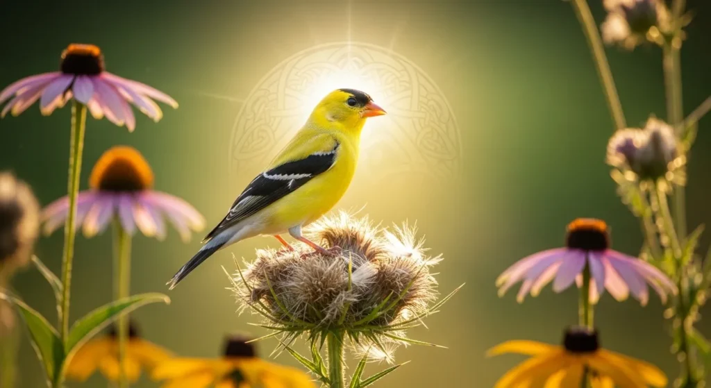 Yellow Goldfinch Symbolism